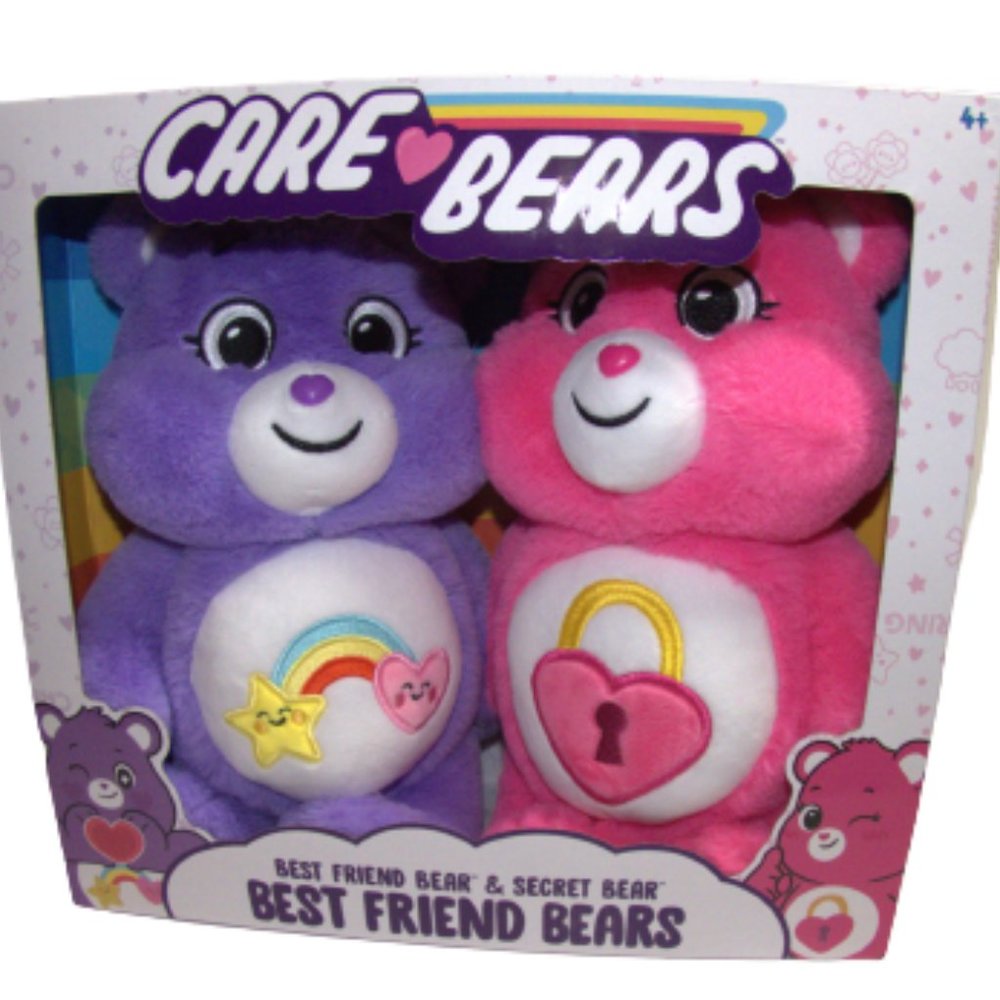 Care Bears Best Friend Bear & Secret Bear 14" Plush, 2 pk.